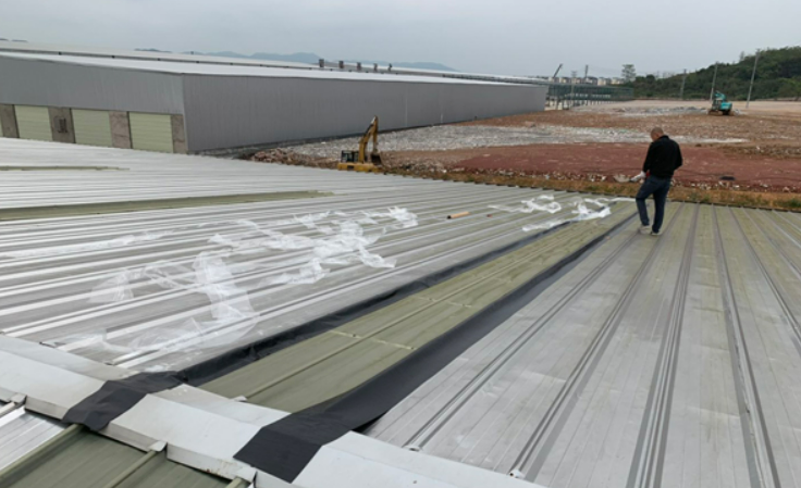 净潭乡厂房屋面防水维修案例